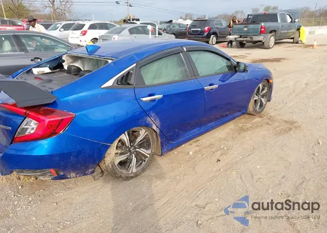 2017 Honda Civic Touring from USA, damaged, VIN 19XFC1F97HE018673